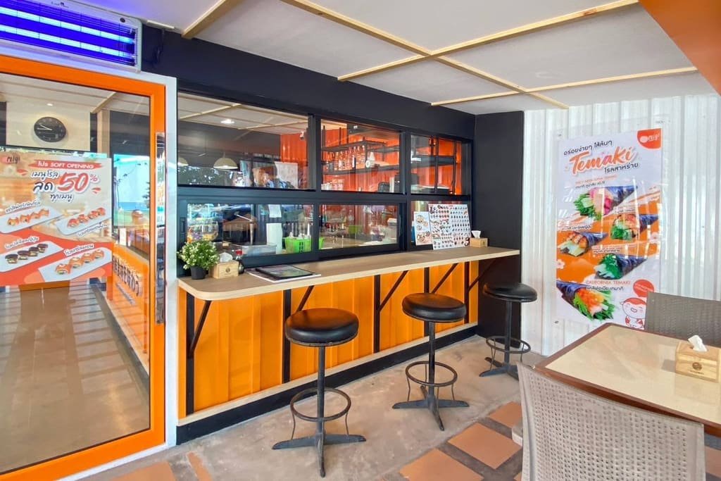 Inside the Nigi Express counter